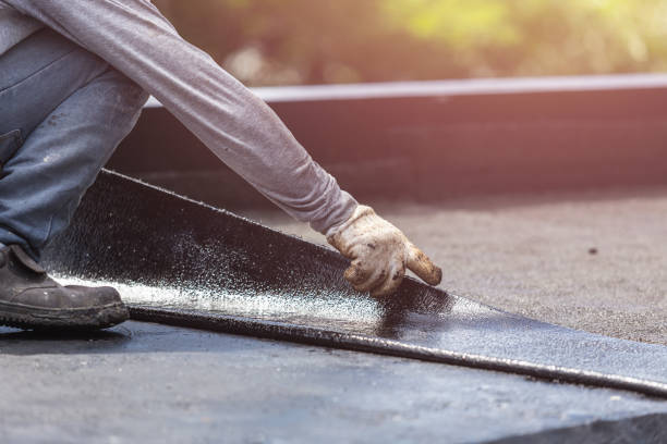Professional Waterproofing technician working in Remington, VA